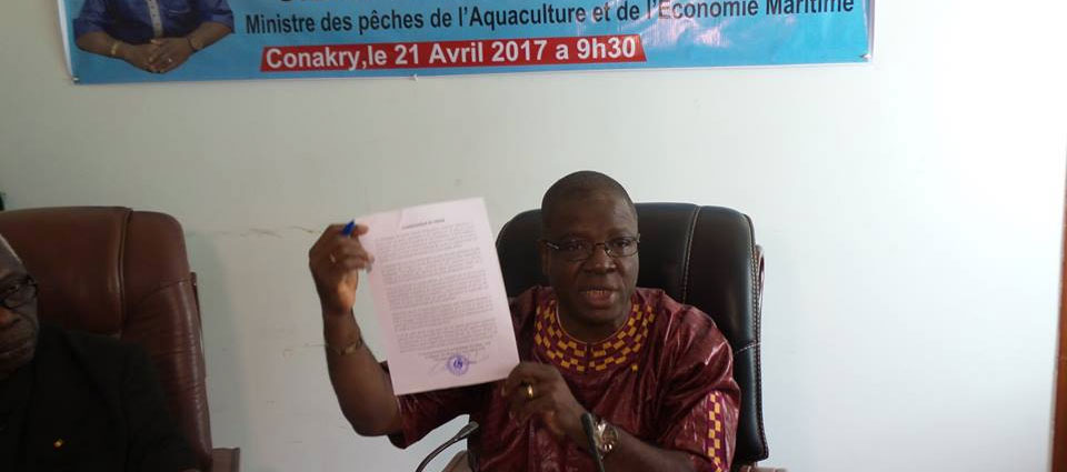 André Loua Ministre Pêche Guinée